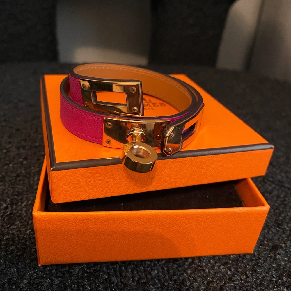 Hermes Kelly double tour bracelet